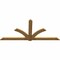Ekena Millwork Redmond Rough Sawn Timber Gable Bracket, Western Red Cedar, 108"W x 49"H x 2"D x 6"F, 11/12 Pitch GBW108X49X0206RED00RWR - alternate 5